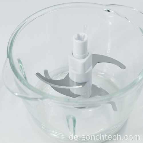 Food Processor Küche Fleischwolf Glasschüssel